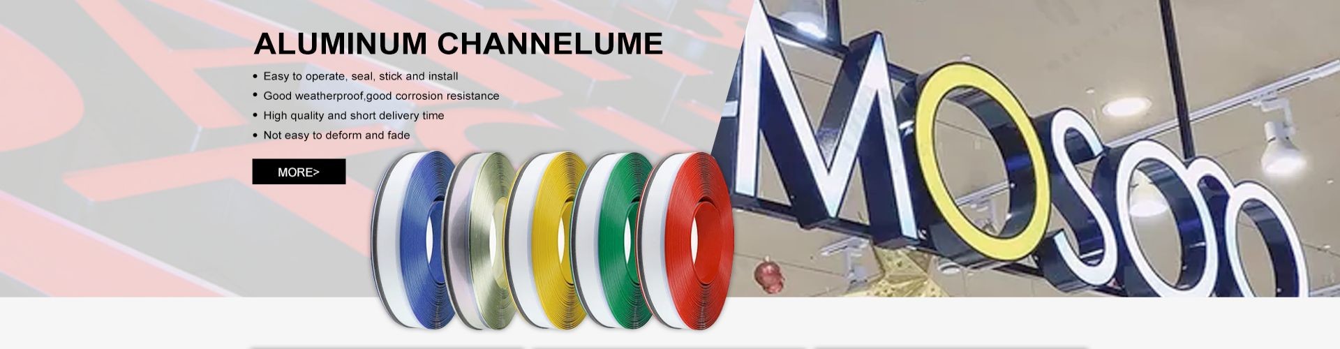 quality Aluminum Trim Cap For Channel Letter factory
