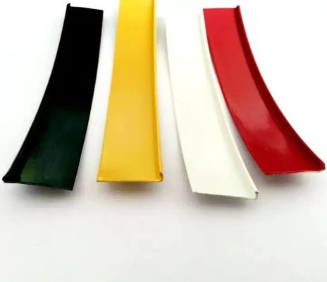 Yellow White Letter Trim Cap Signage Channel Letter Trim Cap