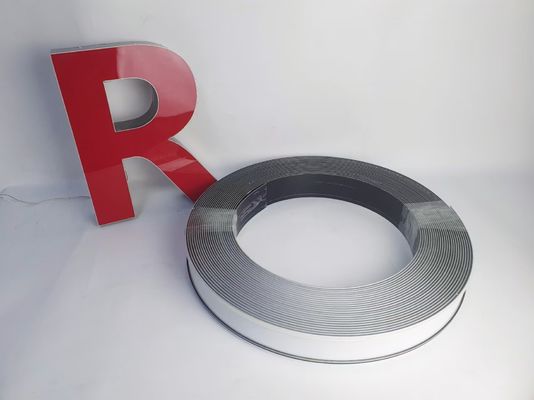 Aluminum PVC Trimless Letterform 3cm-14cm Aluminium Trim Cap Letters