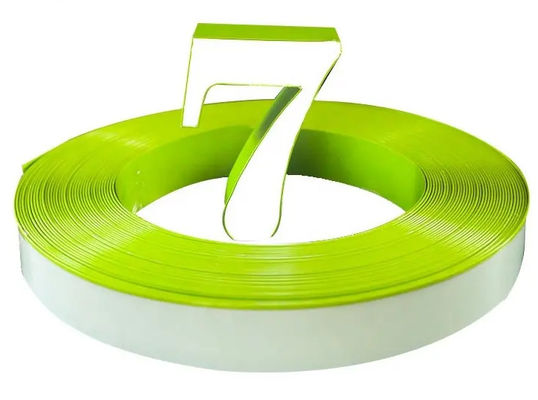 Illuminated Signs Trim Cap Roll Green Aluminium Trim Cap Letters