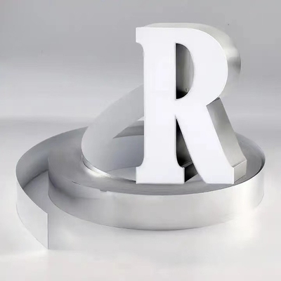 Led Signboard Aluminum Trim Cap For Channel Letter Trim Cap Roll