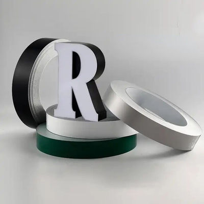 6cm Wide Letter Trim Cap Coated Aluminum Channel Letter Trim