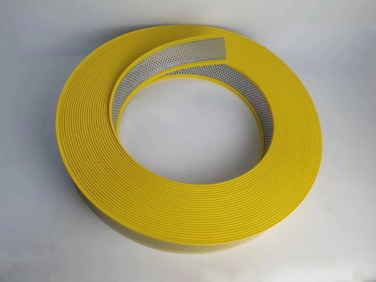 Yellow Aluminum Channel Letter Trim 0.33mm Thickness 25m-33.33m Trim Cap Roll