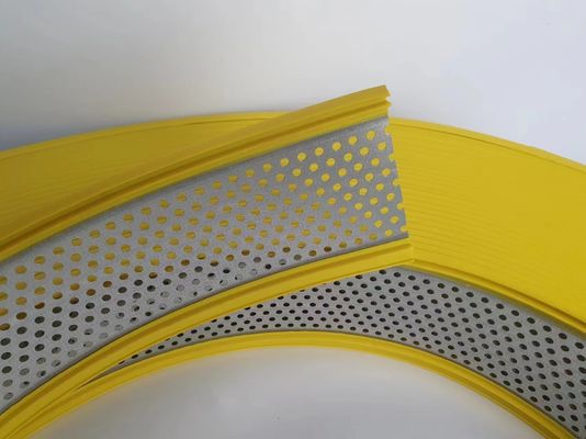 Yellow Aluminum Channel Letter Trim 0.33mm Thickness 25m-33.33m Trim Cap Roll