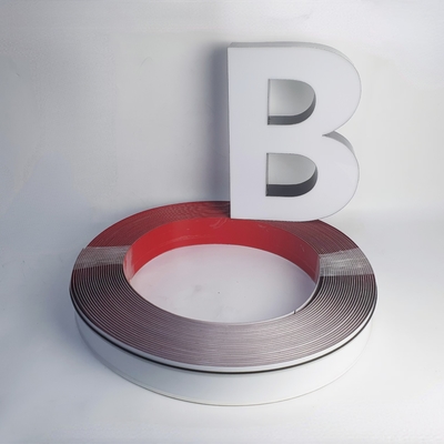 Electrical 30m Channel Letter Coil Outdoor Aluminum Trim Cap