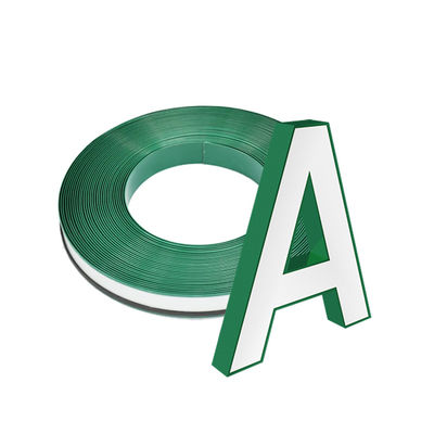 90mm Wide Trim Cap Signage Channelume Aluminium Coil For Channel Letter