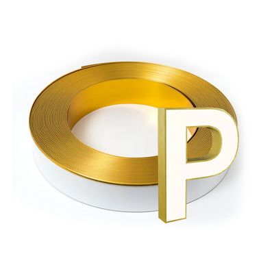 Trim Cap Signage Channelume Material ODM Aluminium Trim Cap Letters