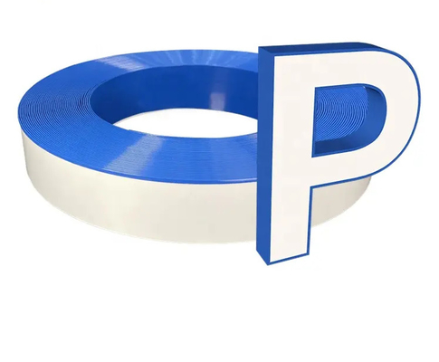 3D Advertising Aluminium Trim Cap 130mm Trimless Channel Letter Coil