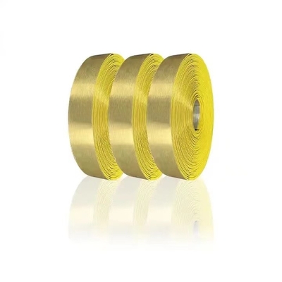 Brushed Gold Aluminium Trim Cap With Aluminum Hardness Aluminum Alloy Coil