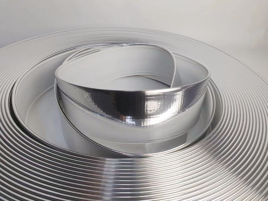 Custom Aluminum Trim Cap Coil Hand Bending Brushed Gold Silver Hardness 68MM-93MM