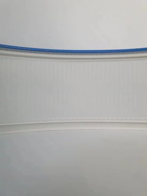 Plastic Aluminum Trim Cap Coil 70MM 50M Roll Aluminum Alloy Hardness