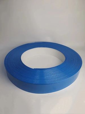 Hand Bending Aluminum Trim Cap Strip J Type Trim Cap Coil 50M Length Various Widths Blue Colors