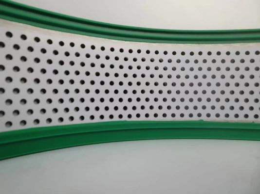 Green Color With Holes Aluminum Trim Cap Hand Bent 50M Roll with Aluminum Alloy Coil