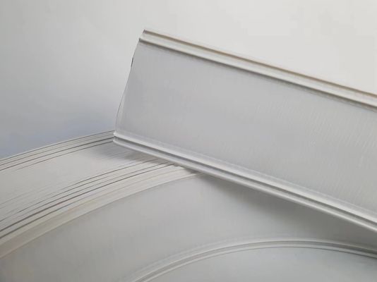 Hand Bending Plastic Aluminum Trim Cap Coil White 68MM 70MM 76MM 93MM