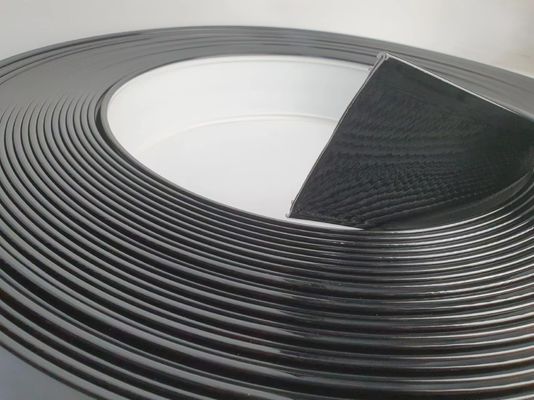 Black Color Aluminum Alloy Coil Trim Cap Strip For Professional Sign Making