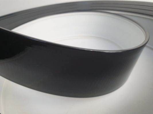 Black Color Aluminum Alloy Coil Trim Cap Strip For Professional Sign Making
