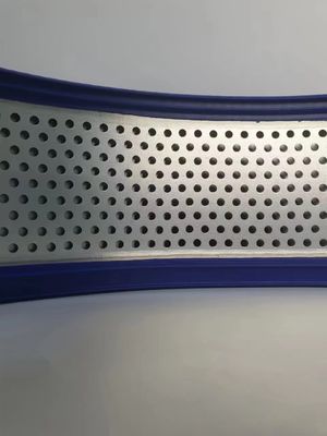 Aluminum Strip Trim Cap For Hand Bending 50M Length Customizable Widths Rubber Trim Cap