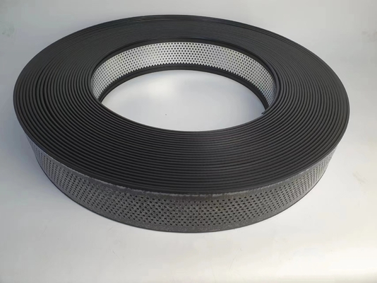 Colorful Rubber Trim Cap Alloy Coil J Type Trim Cap Roll Black Color Signage Solution