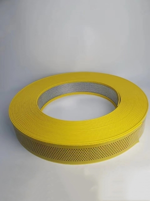 Yellow Aluminium Channel Coil Flexible Bending Profile With Hole For Elegant Edging Applications