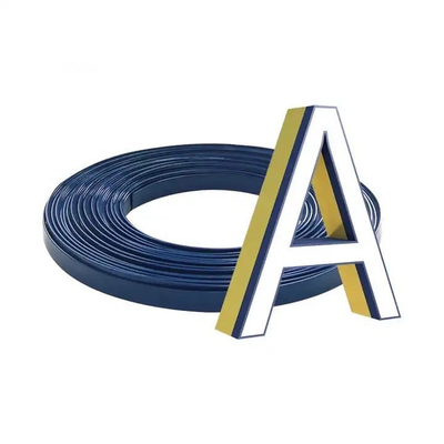 1 Inch Wide Plastic Trim Cap Strips For Custom Led Channel Letters