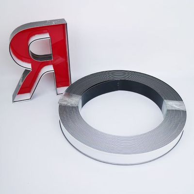 Geometric LED Letterform Edge For Indoor And Outdoor Use